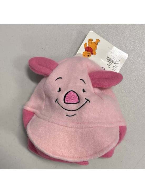 Disney Other - Vintage Disney Winnie the Pooh Piglet Plush Baseball Cap Toddler Hat NWT Pink